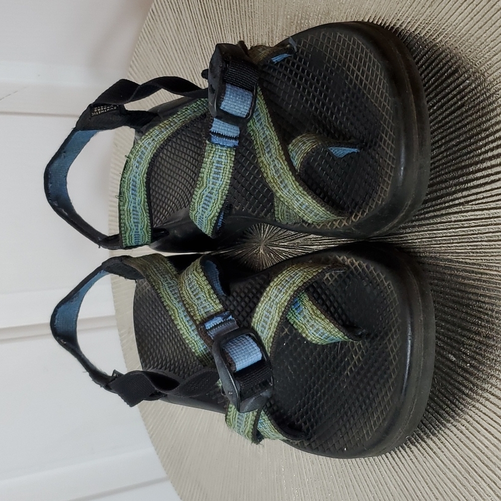 Chaco Blue/green Sandals, Women's 8
